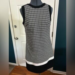 Black and White Houndstooth Tommy Hilfiger Dress Size 6